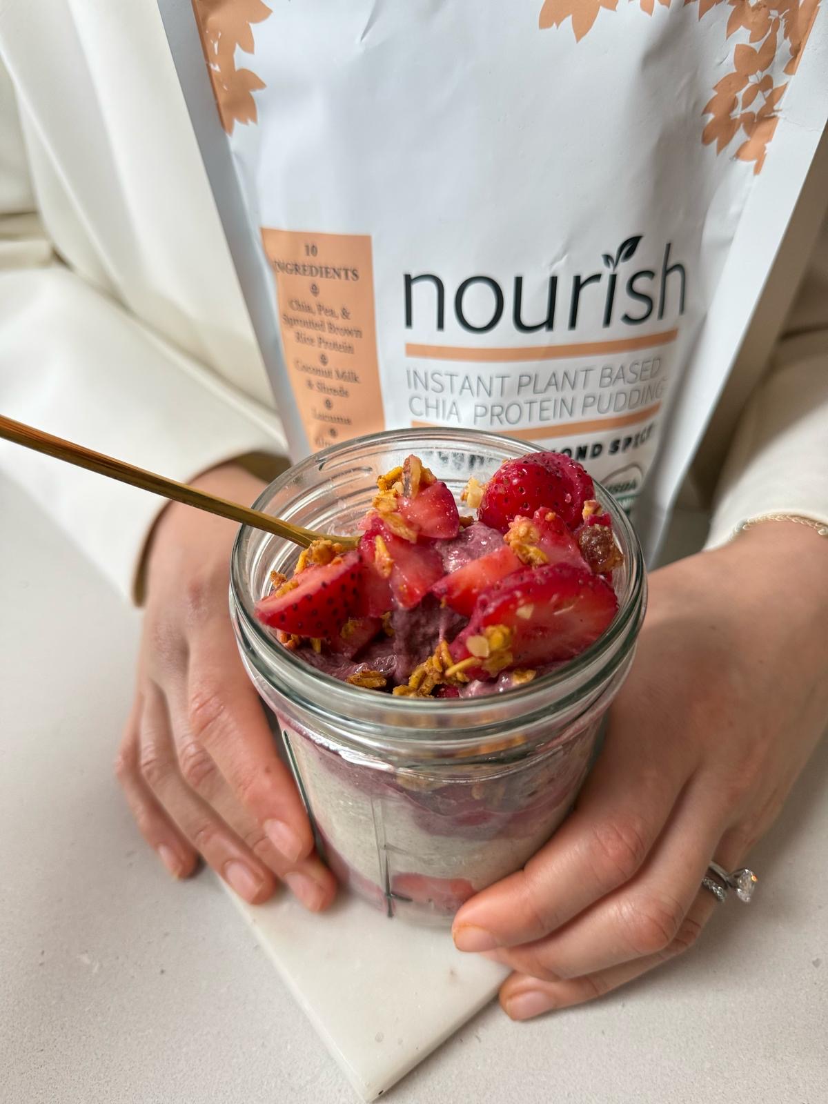 Nourish Sample Starter Pack: Almond Spice Lucuma Instant Chia