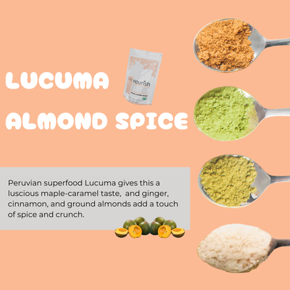 Almond Spice Lucuma: Instant & Protein-packed Organic Chia Pudding