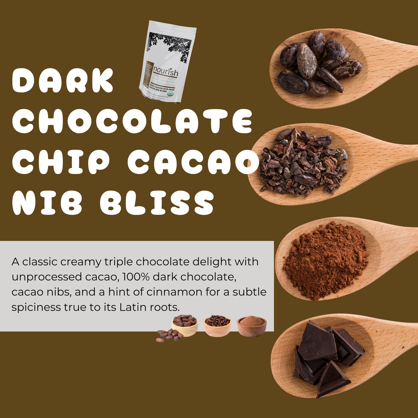 Chocolate Bliss: Instant & Protein-Packed Organic Chia Pudding